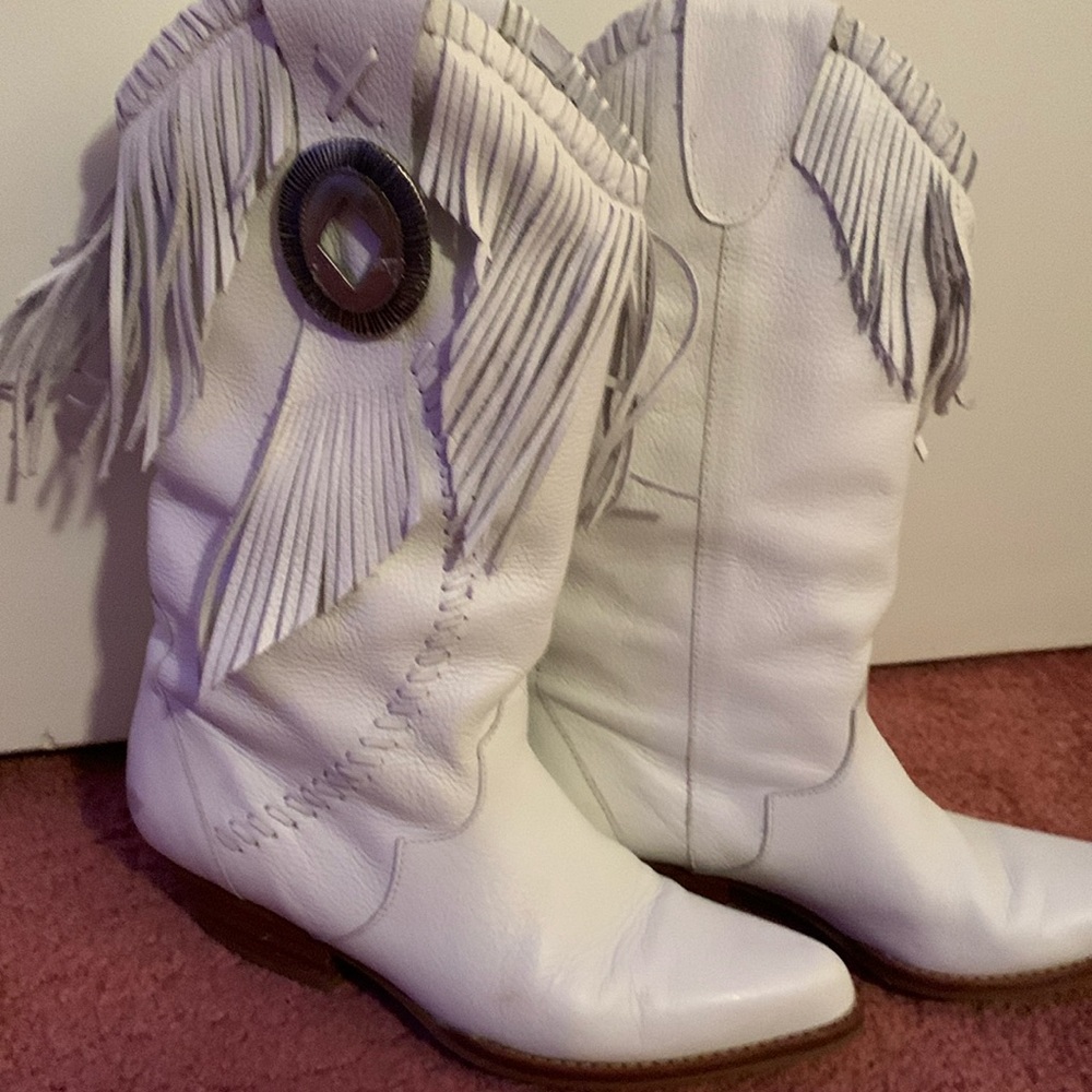 6.5 cowgirl boots with tassels